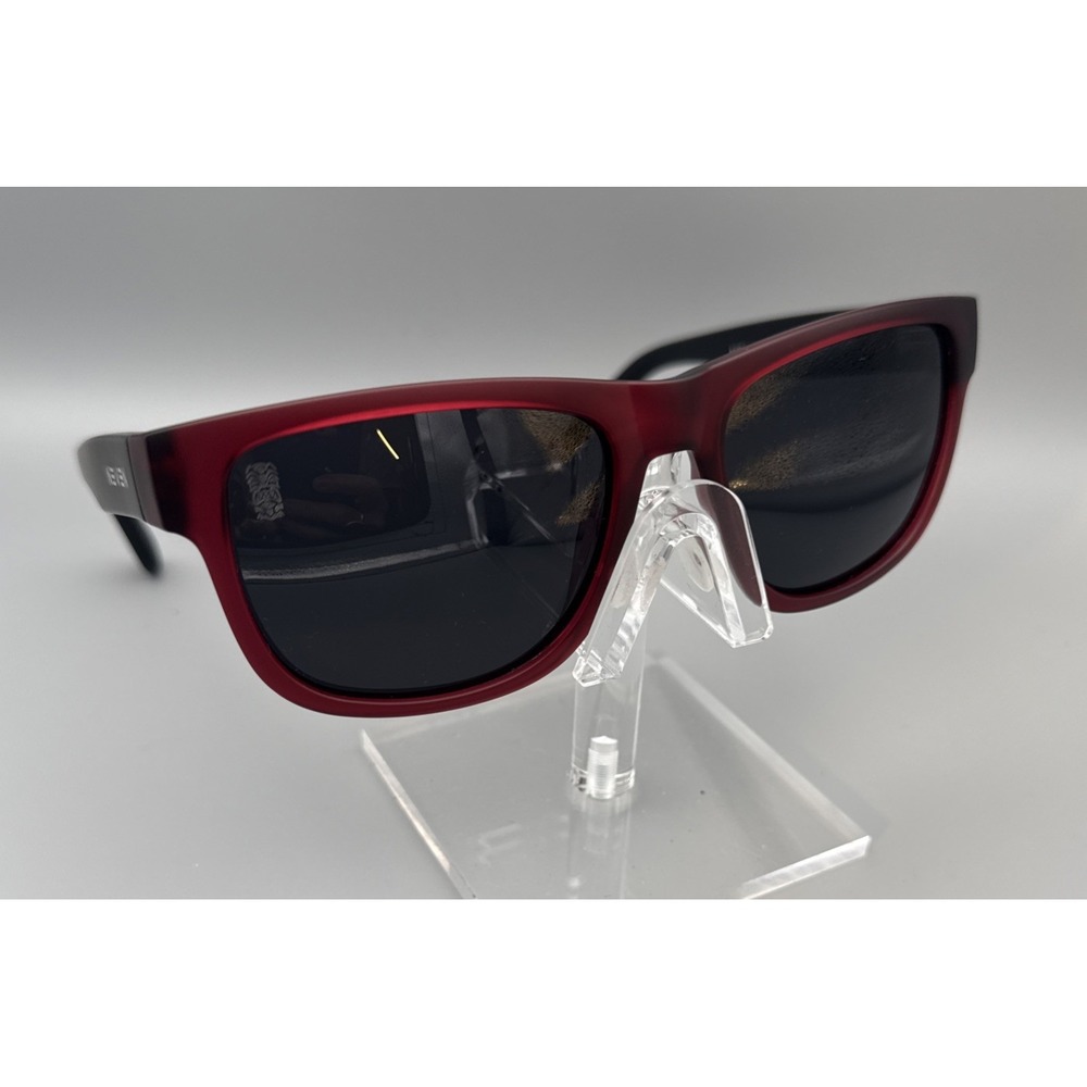 NEVEN Authentic 'The Wizard' Plasma Red/Blk Polarized Gray Lens Sunglasses MINT